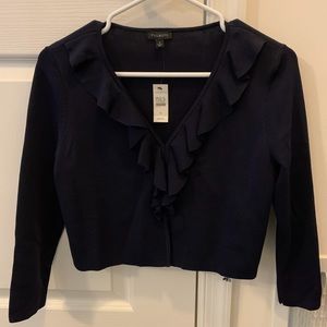 Women’s Navy Elegant Dress Shrug